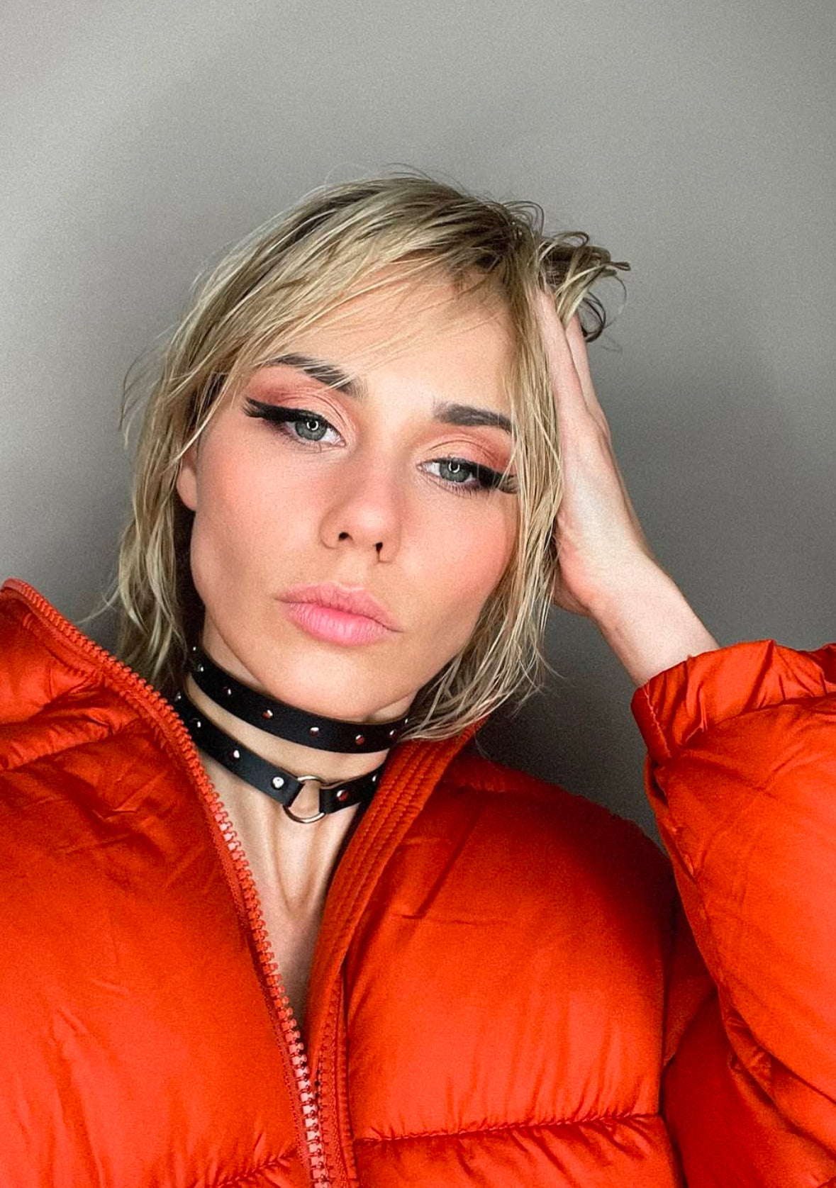 BLACK CHOKER SET